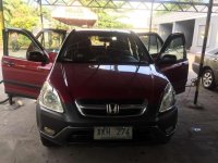 Honda Crv 2003 Manual Red For Sale 