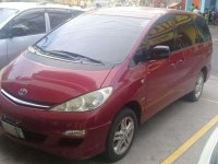 Automatic Transmission Red 2005 Toyota Previa with 150k km