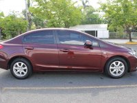 2012 Honda Civic AT Red Sedan For For Sale 