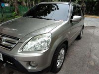 Honda CRV 2005 Model AT Beige For Sale 