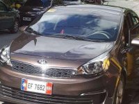 Kia Rio 2016 MT Brown Sedan For Sale 