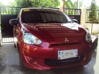 Mitsubishi Mirage Matic 2013 Red For Sale 