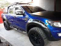Ford Ranger 2014 Manual Blue Pickup For Sale 