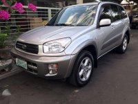 2002 Toyota RAV4 Automatic Silver For Sale 