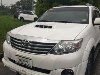 2015 Toyota Fortuner 2.4G 4x2 diesel manual TRD WHITE