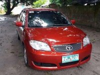 Toyota Vios 2007 Manual Red For Sale 