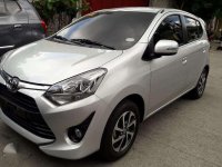 2018 Toyota Wigo 1.0G Automatic Gasoline Silver Metallic 5tkms
