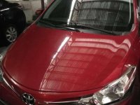 2016 Toyota Vios 1.3E automatic GRAB READY red