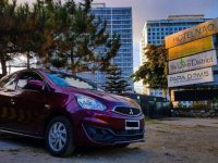 Mitsubishi Mirage HB 2016 GLX Wine Red ASSUME BALANCE