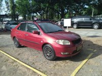 Toyota Vios 2005 E 1.3 MT Red Sedan For Sale 