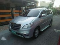 Toyota Innova E 2014 MT SIlver For Sale 