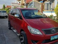Toyota Innova J 2013 Red Top of the Line For Sale 