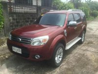 Ford Everest 2014 Manual Diesel Red For Sale 