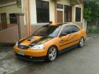 Honda Civic Vti Vtec 2001 Yellow For Sale 