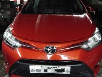 2017 Toyota Vios 1.3E automatic ORANGE