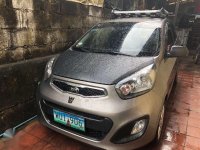 KIA Picanto 2013 AT Gray Hatchback For Sale 