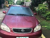 Toyota Corolla Altis 1.6G 2001 Red Sedan For Sale 