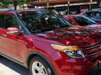 Ford Explorer 2013 AT Red SUV For Sale 