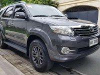 2015 Toyota Fortuner 2.5V 4X2 Gray For Sale 