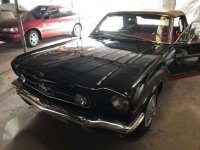 1965 Ford Mustang Manual Black Coupe For Sale 
