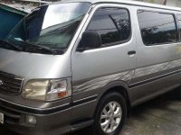 Toyota Hiace 2001 Manual Silver Van For Sale 