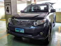 2012 Toyota Fortuner 2.7G AT Blue For Sale 