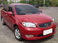 2005 Toyota VIOS E Manual Red Sedan For Sale 