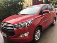 2017 Toyota Innova 2.8 E Red Manual For Sale 