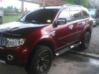 mitsubishi montero gls v 2012 red for sale 