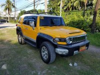 Toyota FJ Cruiser 2016 Yellow For Sale 