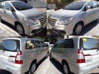 Toyota Innova E 2016 Diesel Silver For Sale 