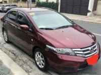 Honda city 2013 red sedan for sale 