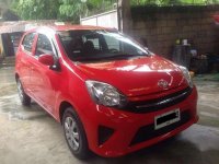 Toyota Wigo 2015 E Red HB For Sale 
