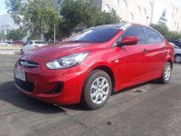 2014 Hyundai Accent Red Gas Manual For Sale 