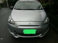 Mitsubishi Mirage Hatchback GLX 2013 MT Silver For Sale 