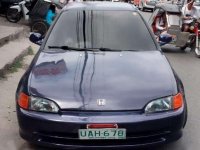 Honda Civic 1995 Blue Sedan For Sale 