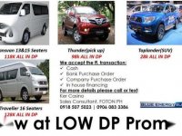 All new FOTON Transvan at LOW DP promo!!! Avail plus 30k cash discount