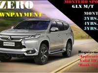 Montero Sport GLX ZERO Down Promo