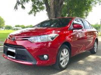 2017 Toyota Vios E Automatic Red Gasoline