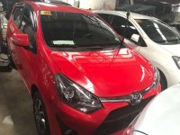 2017 Toyota Wigo 1000G VVTI Automatic GAS Red for sale 