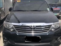 Toyota Fortuner g 2014 Dark steel color