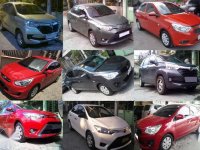 Grab Units Cash or Financing TOYOTA VIOS 2015 AND MORE