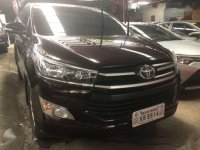 2017 Toyota Innova E Automatic Transmission BLACKISH RED