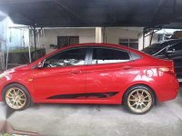 Hyundai Accent year model 2012 Veloster Red Gas