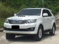 2013 Toyota Fortuner G D4d 4x2 1st owned Cebu plate