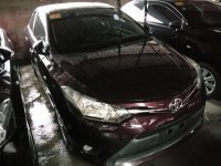 2016 Toyota Vios 1.3E automatic blackish red grab ready