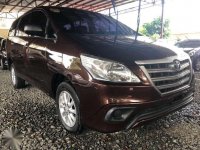 2015 Toyota Innova 2.5E Manual Brown Diesel