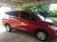 Red Toyota Innova 2.5E AT FOR SALE