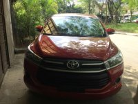 SELLING TOYOTA Innova 2.8 E 2017 Manual Red