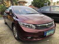 Honda Civic 2012 Gasoline Automatic Brown